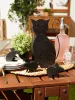 CAT WITH MICE SCULPTURE