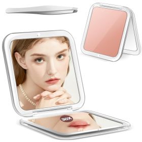Compact Mirror, 30X Magnifying Mirror, Pocket Mirror for Purse, Travel Makeup Mirror with 30X/1X Magnification, Travel Essentials Mirrors